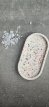 DIY terrazzo thuisbox Ovaal schaaltje DIY terrazzo thuisbox Ovaal schaaltje